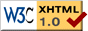 XHTML 1.0 Strict Valide